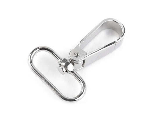 Mousqueton métallique pour sangle de 32 mm