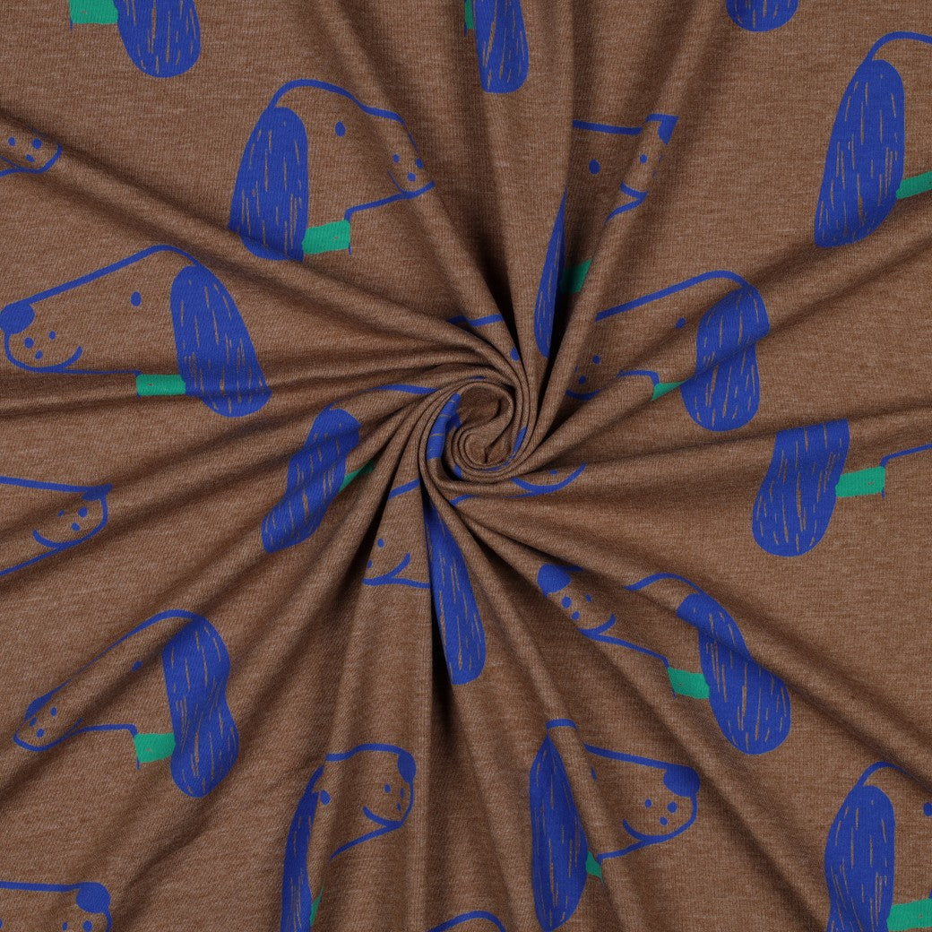 Jersey coton mélangé DOGS