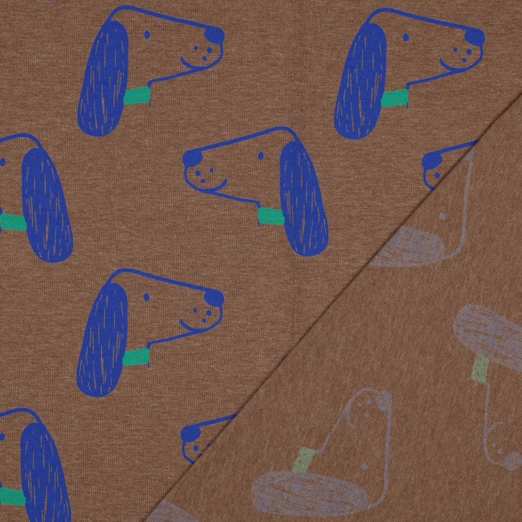 Jersey coton mélangé DOGS