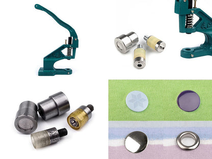 Presse pour œillets, rivets et pressions
