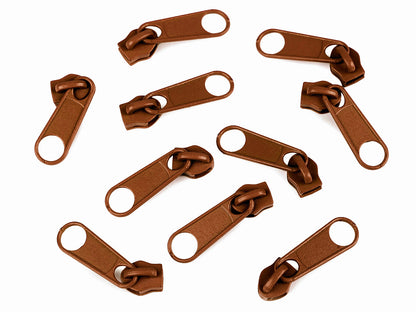 Curseurs pour fermeture à glissière No 5 (par sachet de 10)
