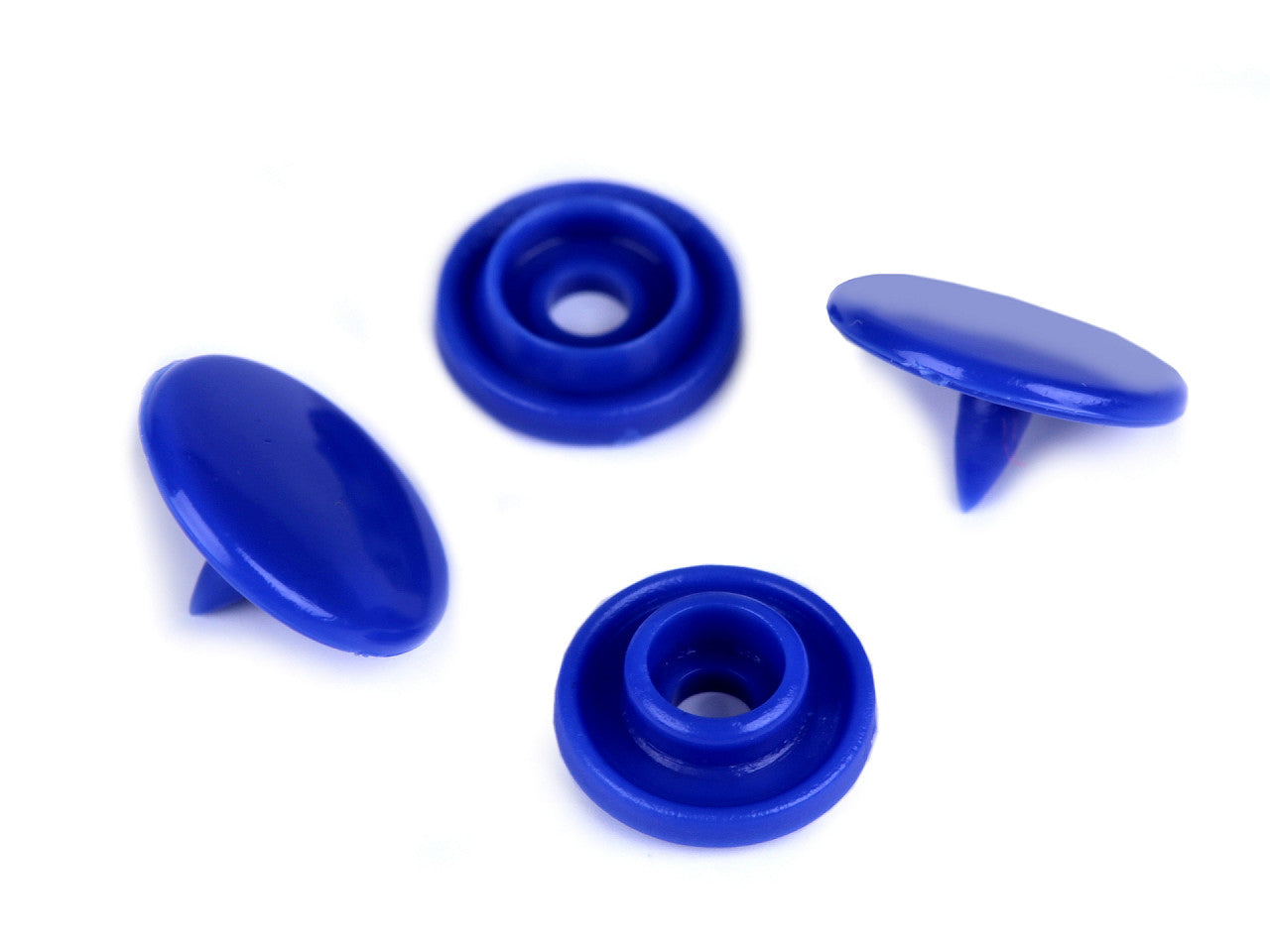 Mini boutons pression en plastique, taille 16' - 50set