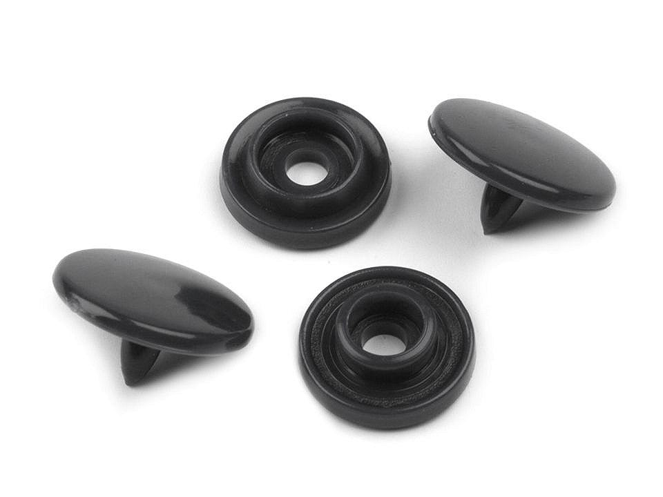 Mini boutons pression en plastique, taille 16' - 50set