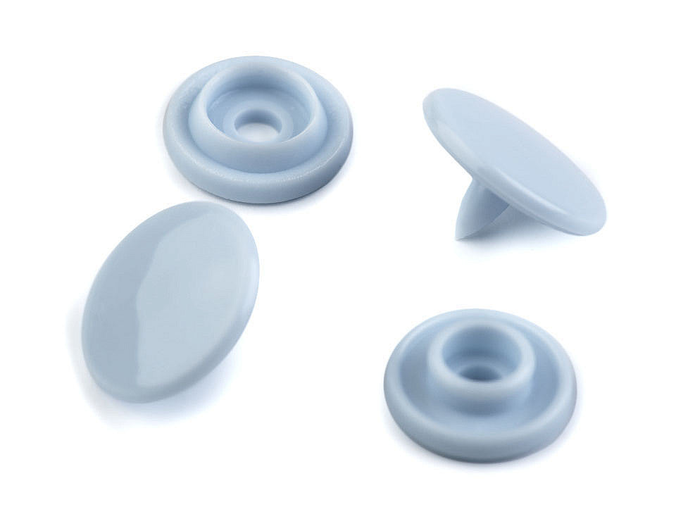 Mini boutons pression en plastique, taille 16' - 50set
