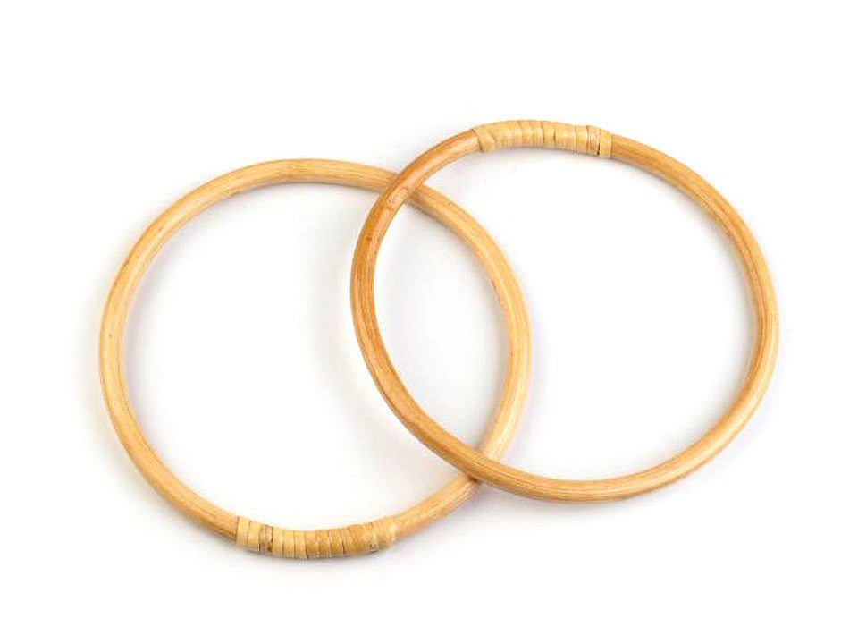 Anses de sac/Attrape-rêves en bambou, Ø 15 cm