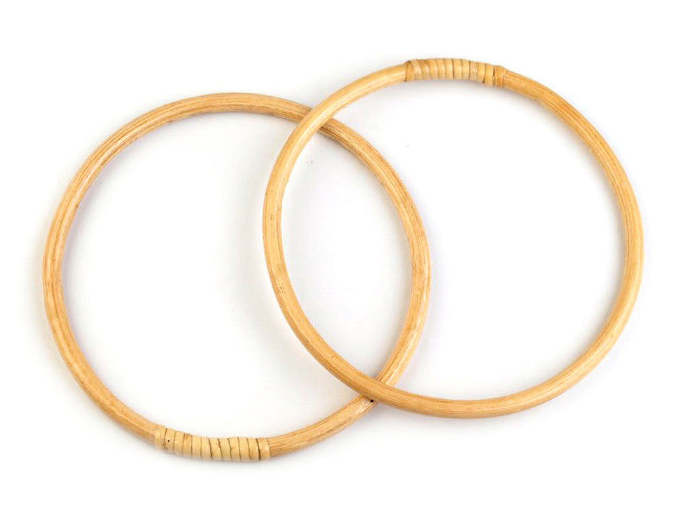 Anses de sac/Attrape-rêves en bambou, Ø 15 cm