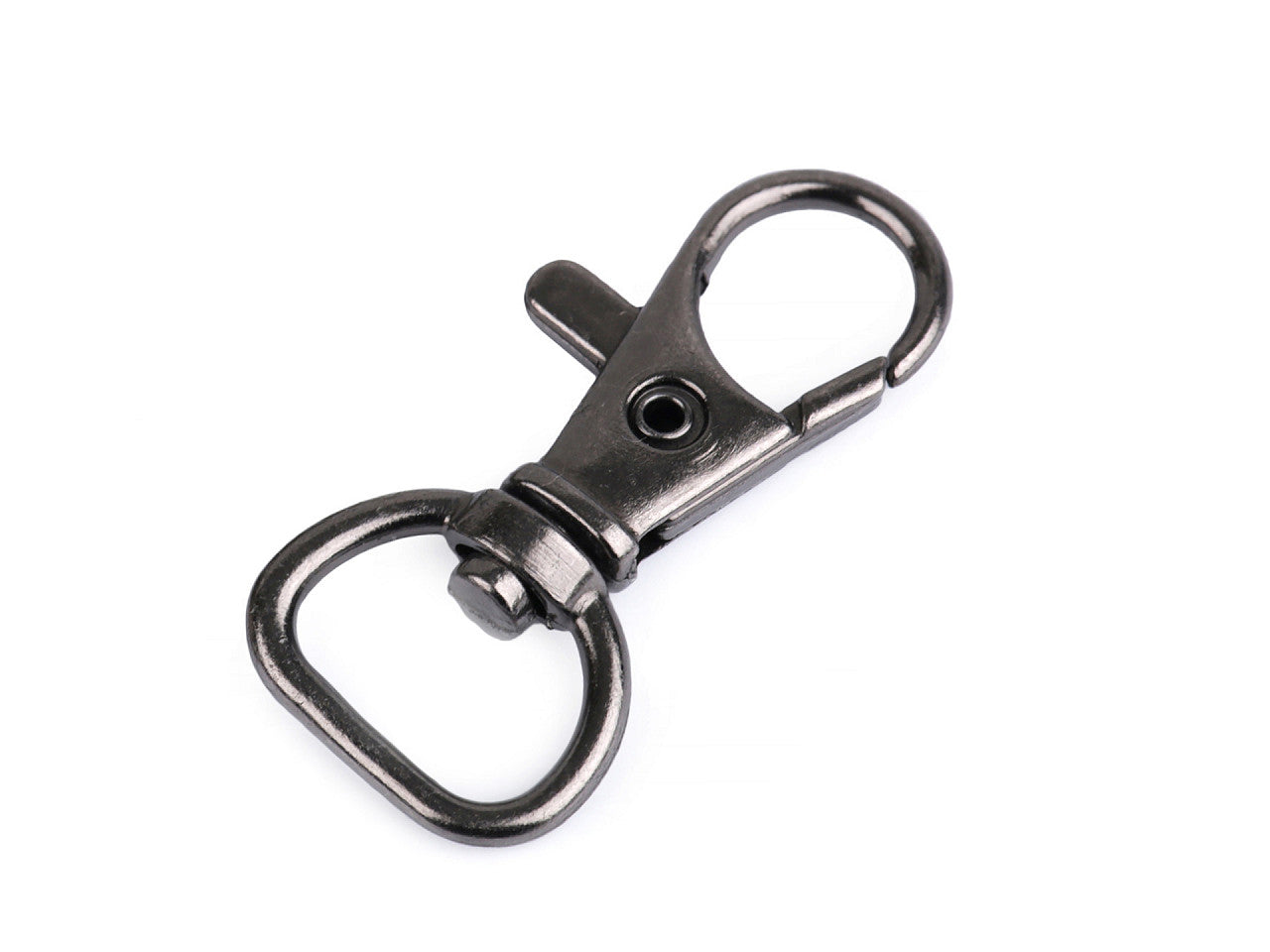 Mousqueton métallique pour sangle de 12 mm