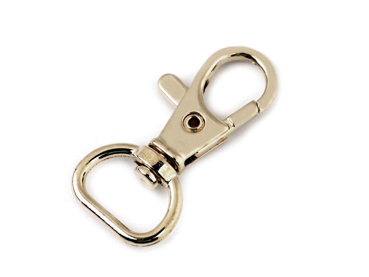 Mousqueton métallique pour sangle de 12 mm