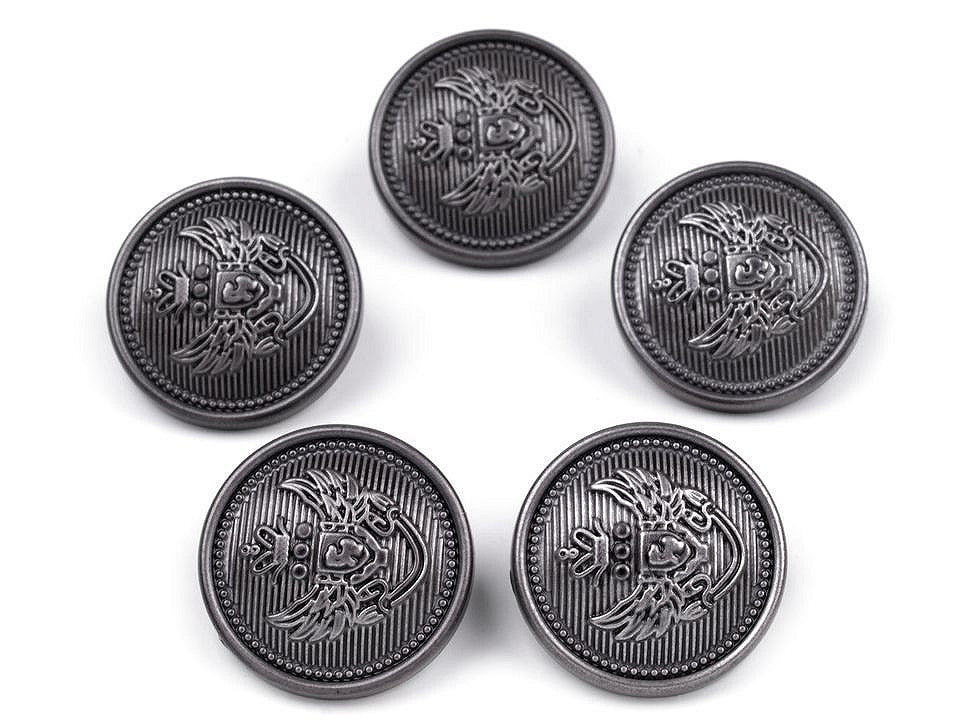 Bouton en plastique décoré, tailles 26', 34', 40'