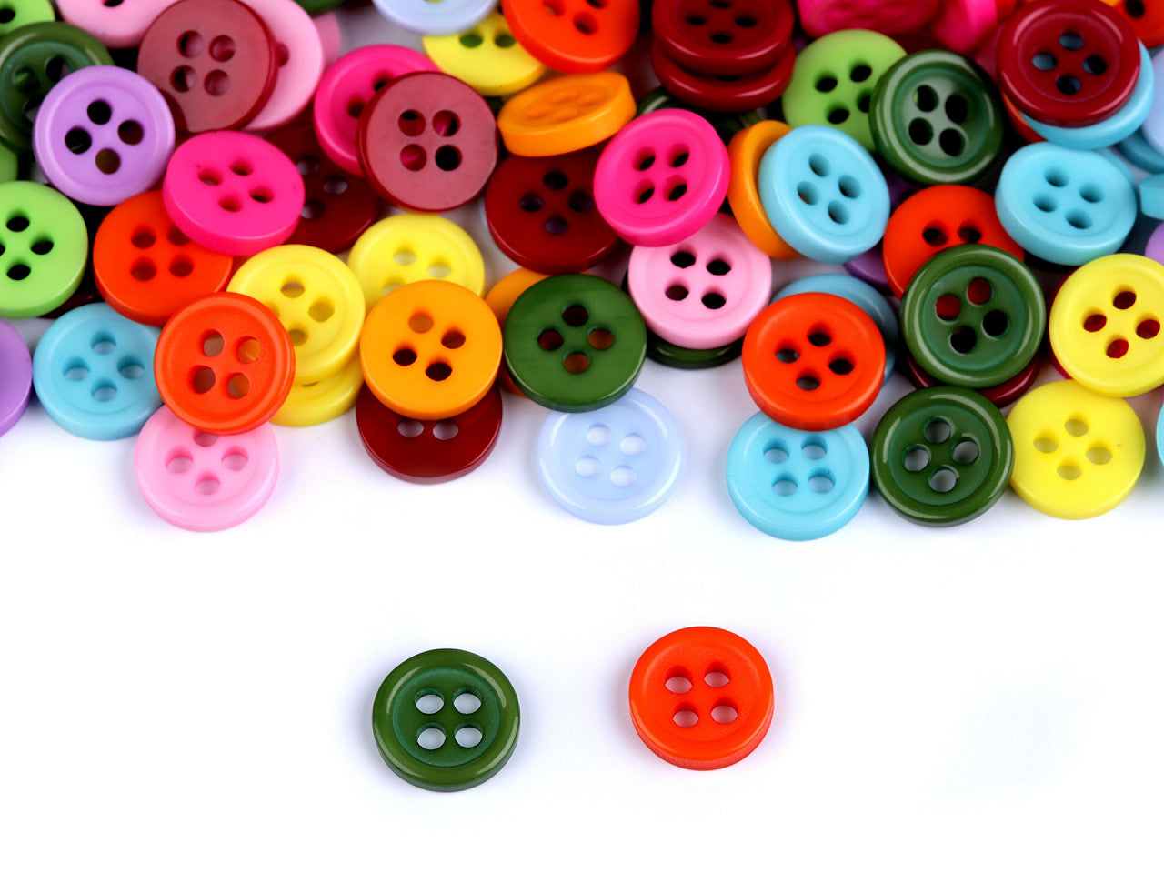 Mini bouton taille 14', assortiment de couleurs