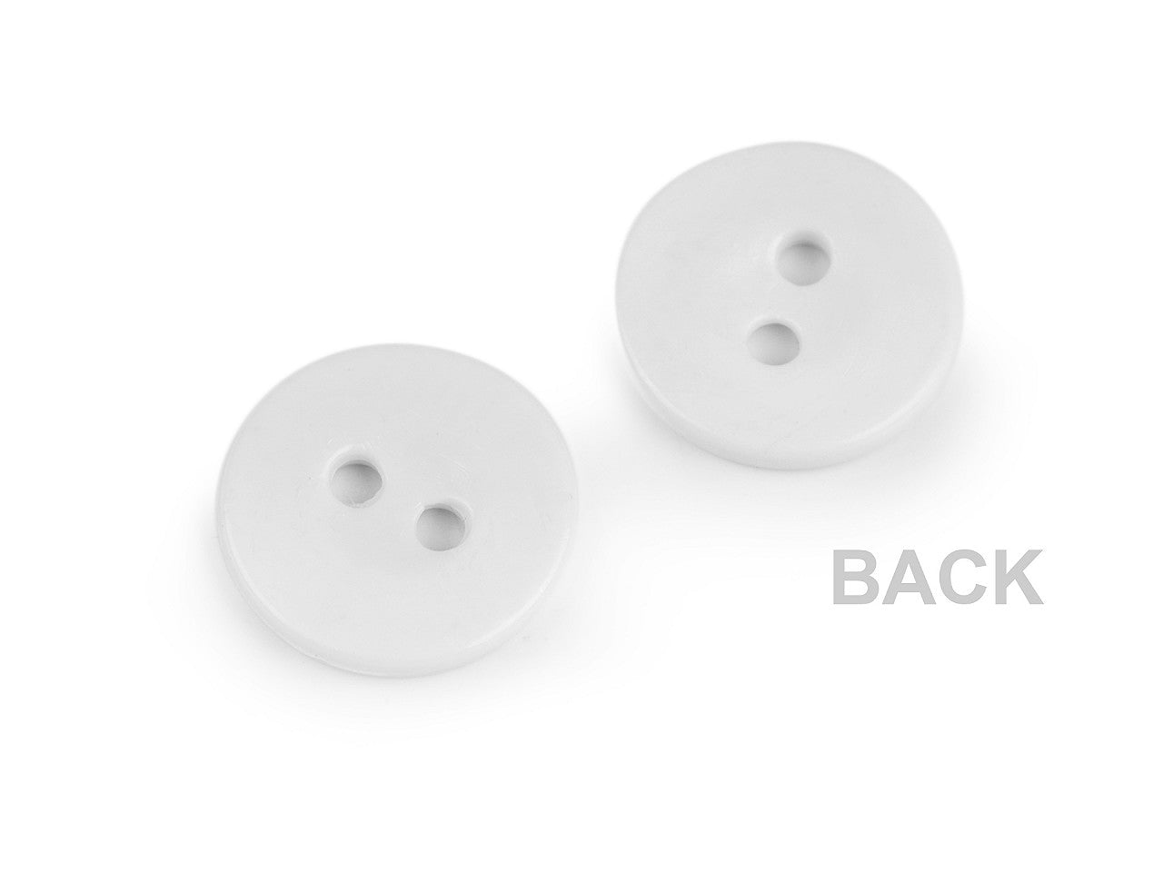 Boutons transparents, tailles 24', lavables jusqu’à 95 ° C