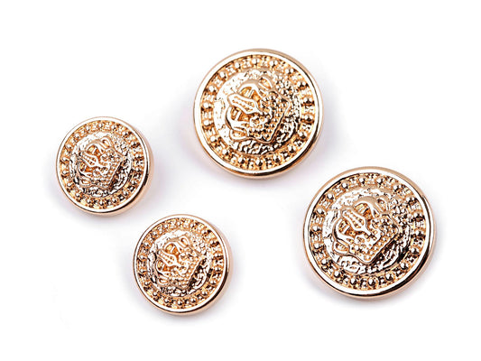 Bouton métallique, taille 24', 32'