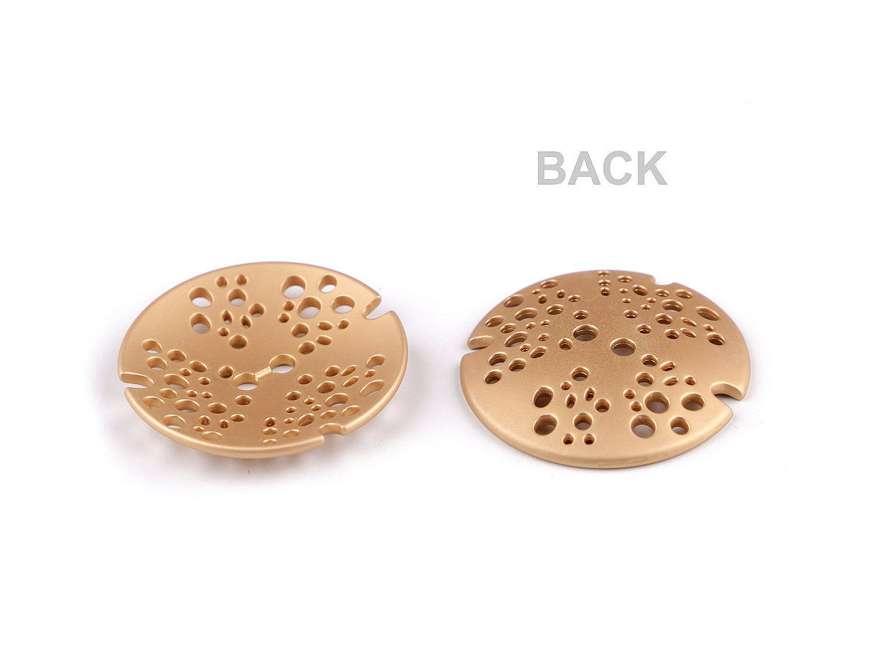 Bouton métallique, taille 32', 48'