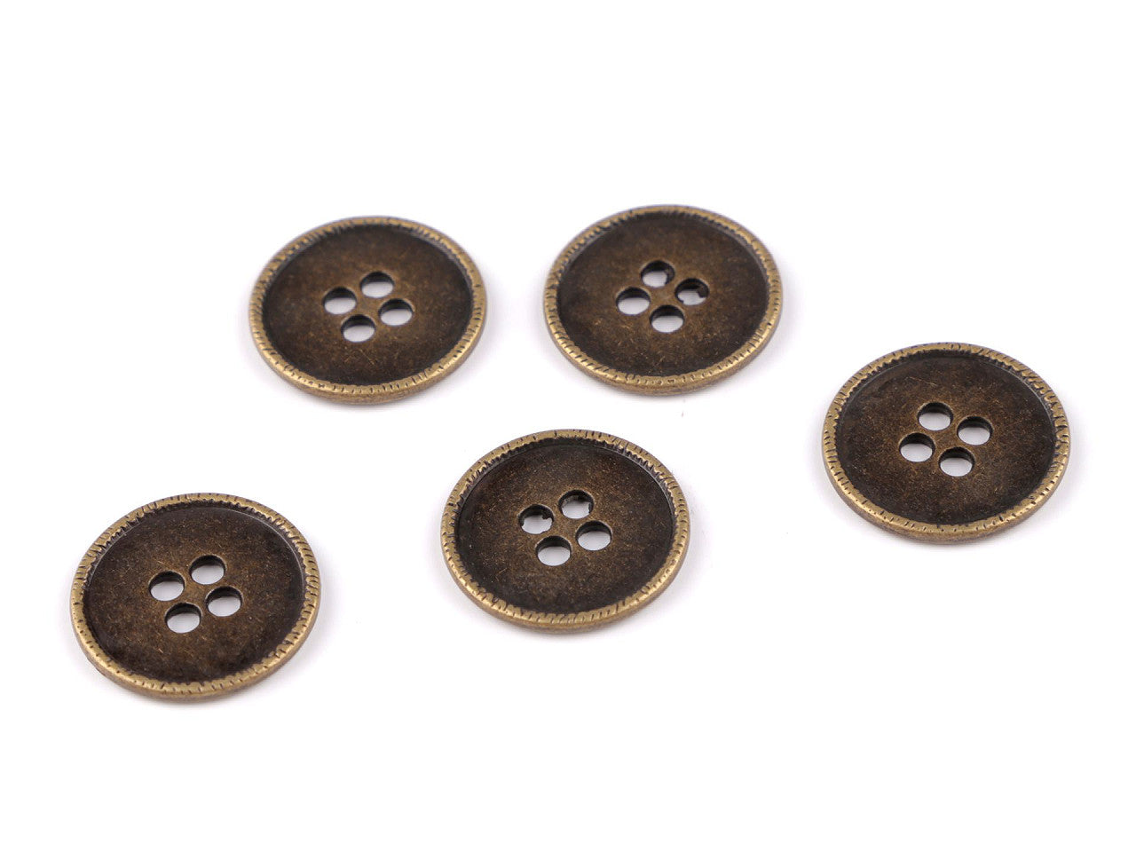 Bouton métallique, taille 28'