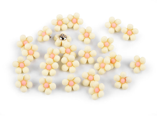Bouton Fleur 3D, taille 22'