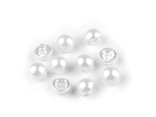 Bouton Perle, taille 16', 18'