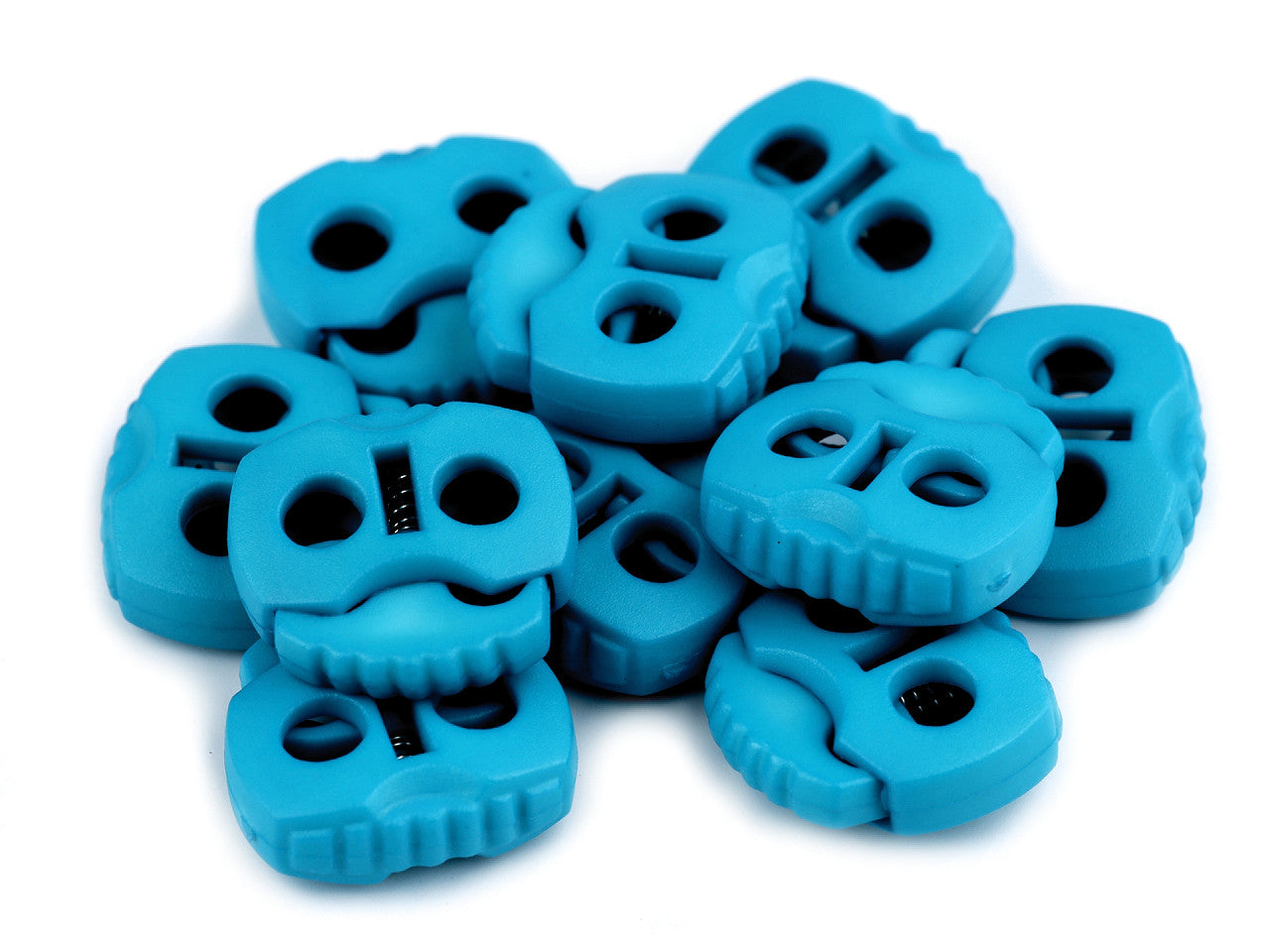 Butée de verrouillage pour cordon à 2 trous, 20 x 20 mm