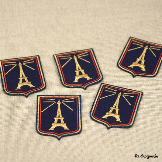 LA DROGUERIE - Ecusson Blason Tour Eiffel 68 mm