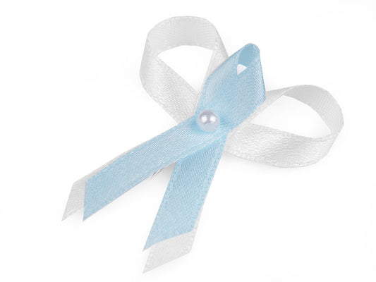 Noeud de ruban de mariage en satin, largeur 35 mm