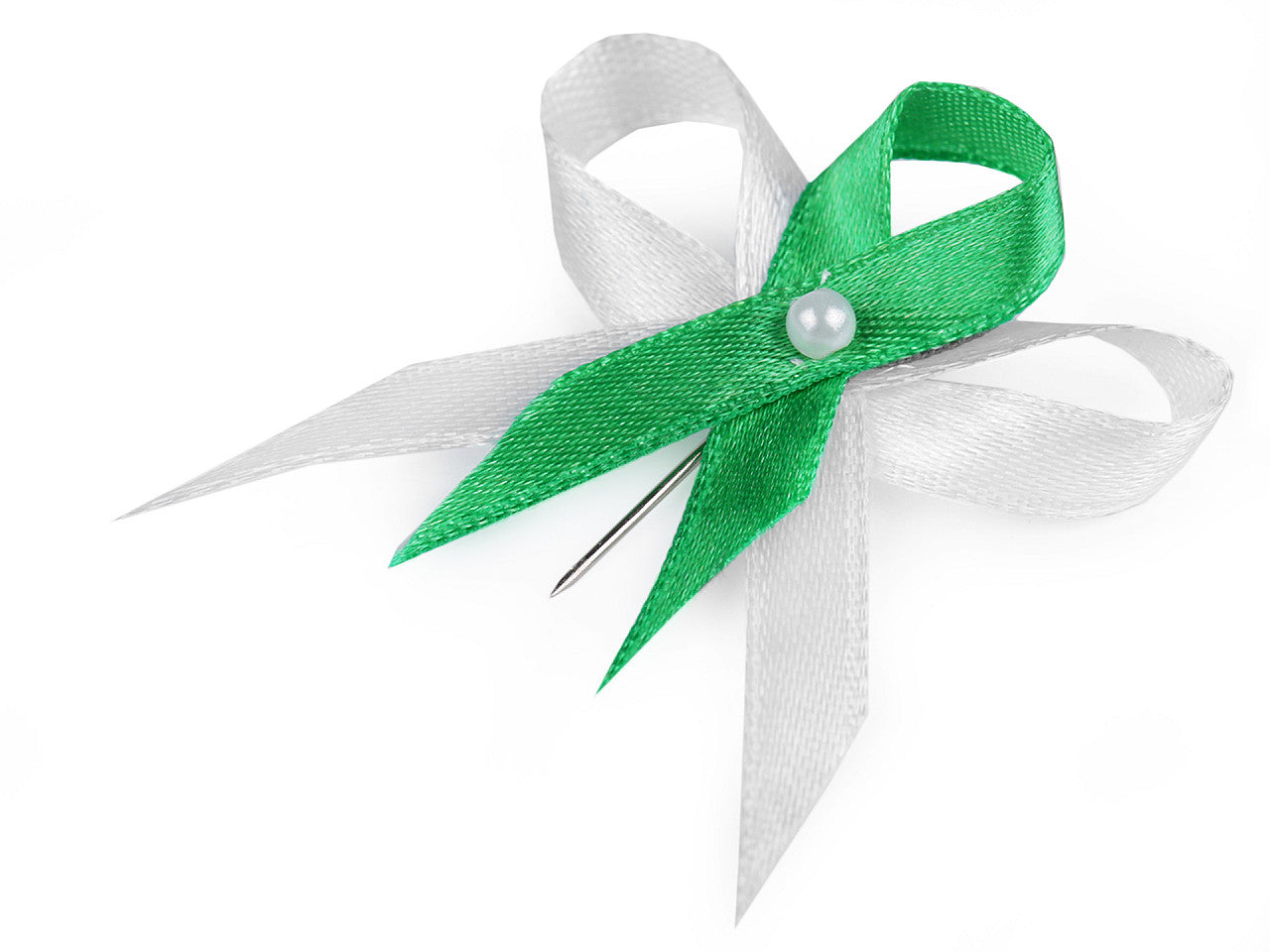 Noeud de ruban de mariage en satin, largeur 35 mm