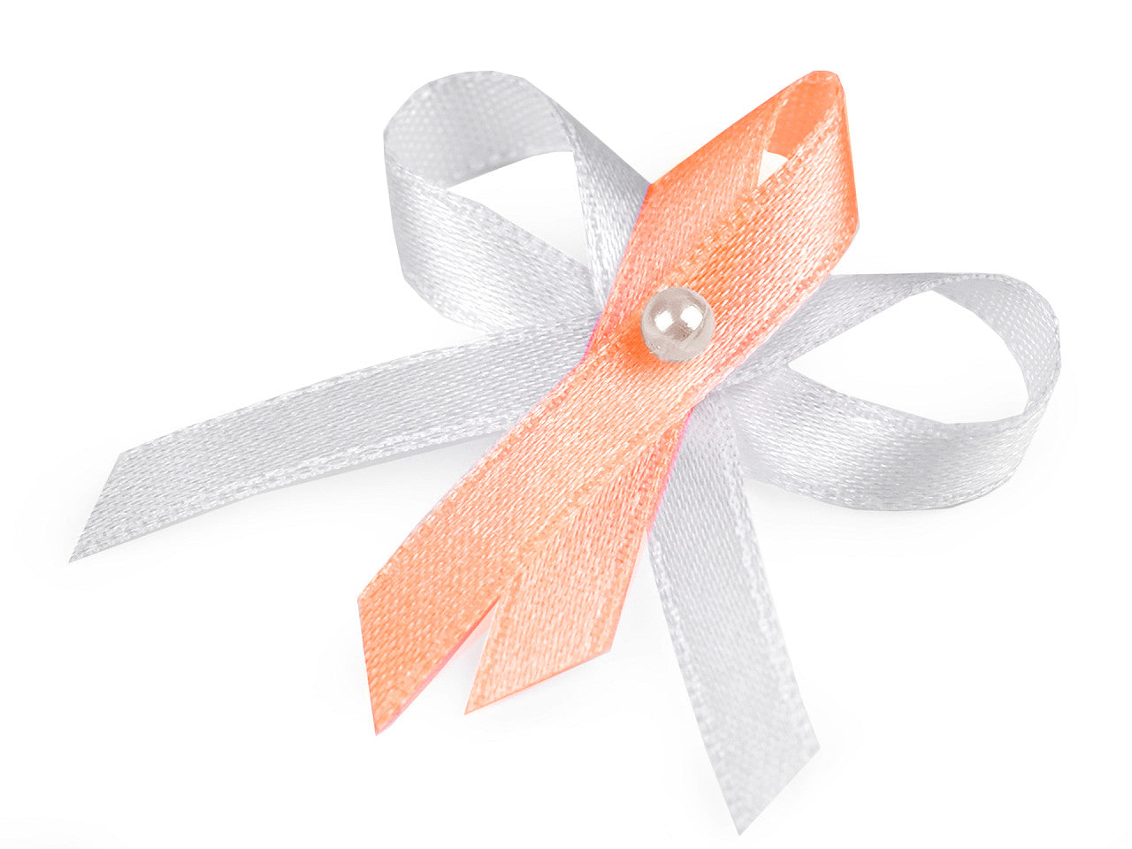 Noeud de ruban de mariage en satin, largeur 35 mm