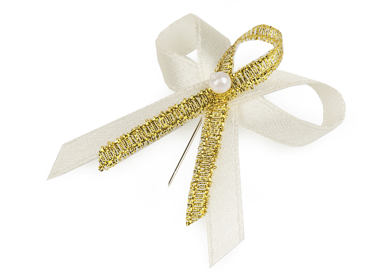 Noeud de ruban de mariage en satin, largeur 35 mm