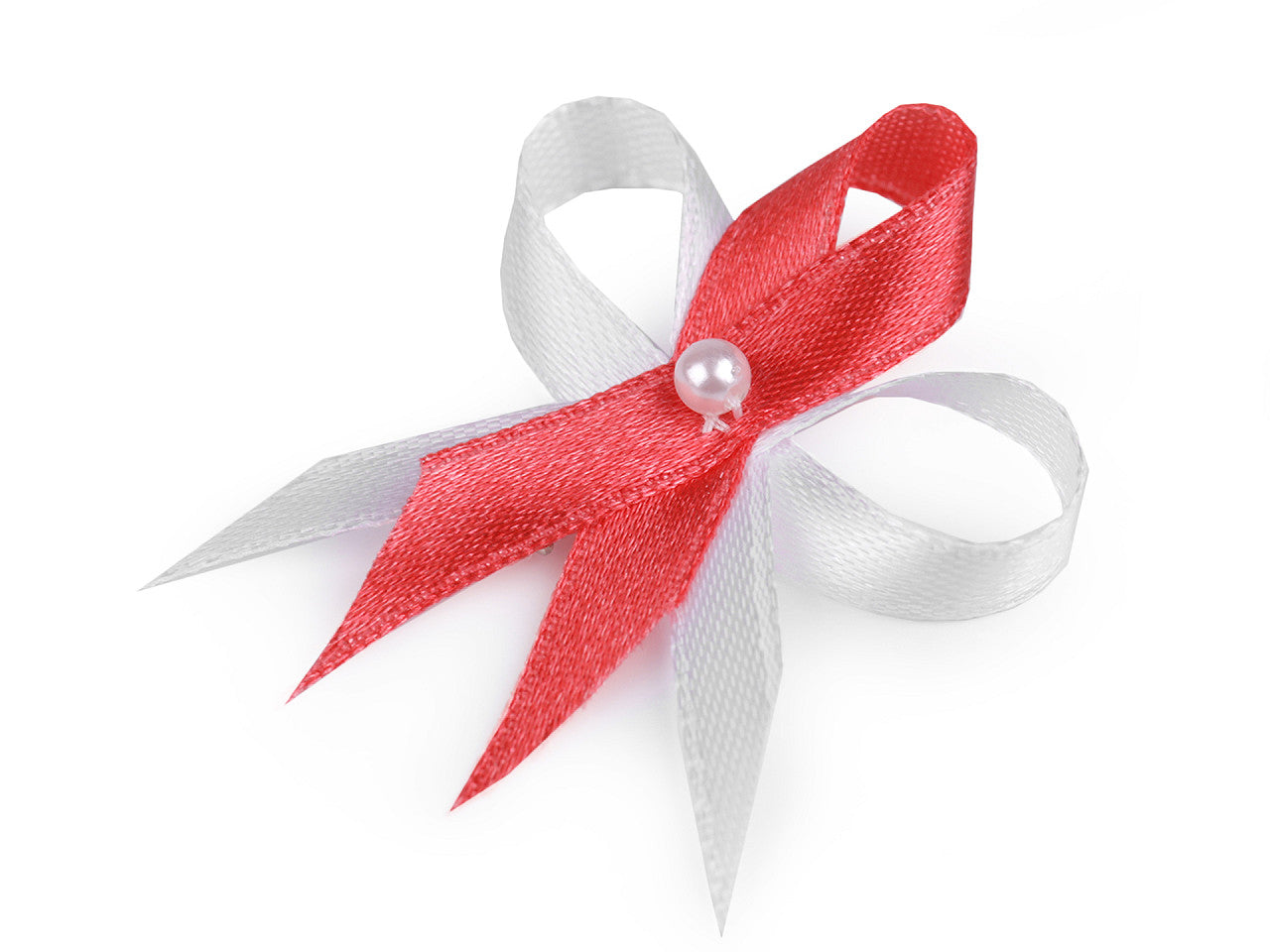 Noeud de ruban de mariage en satin, largeur 35 mm