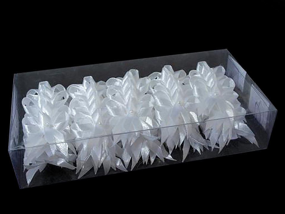 Noeud de ruban de mariage en satin, largeur 35 mm