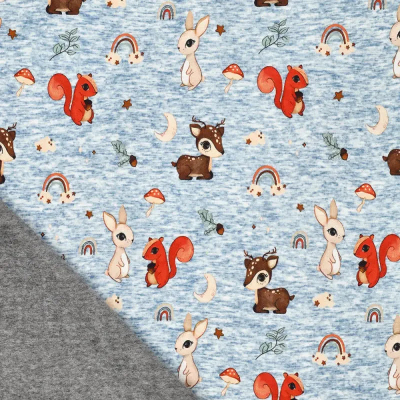 Sweat polaire oekotex imprimé animaux