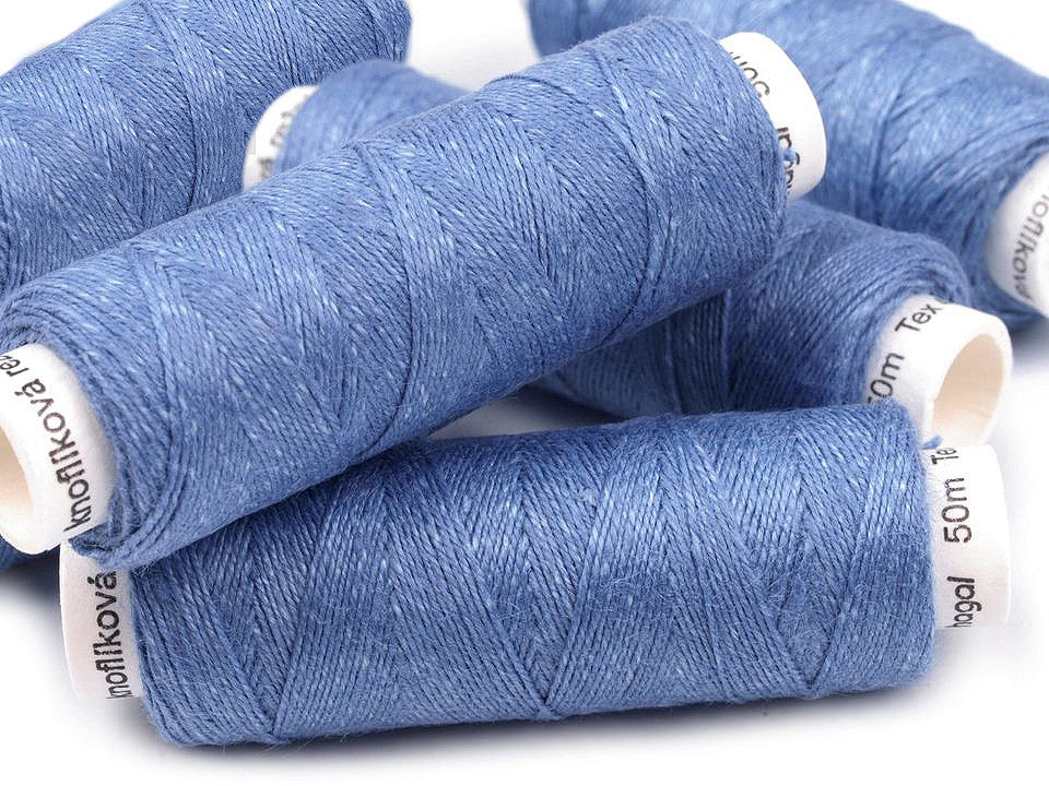 Fil de lin pour bouton, 50 m