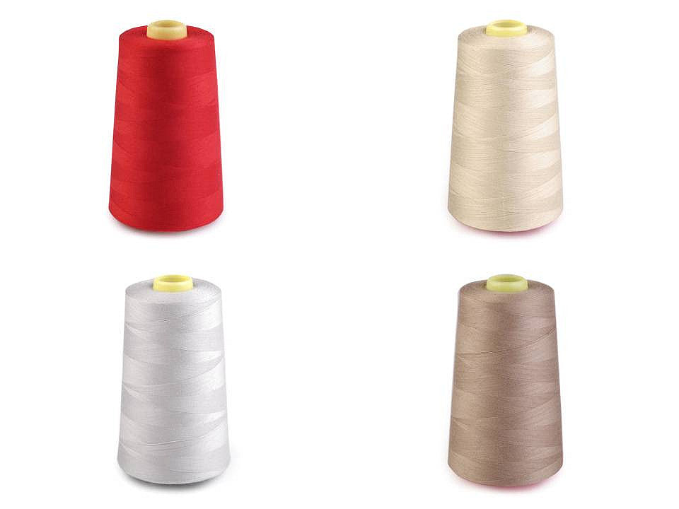 Fil polyester polyester 40/2 pour surjeteuse 5000 m