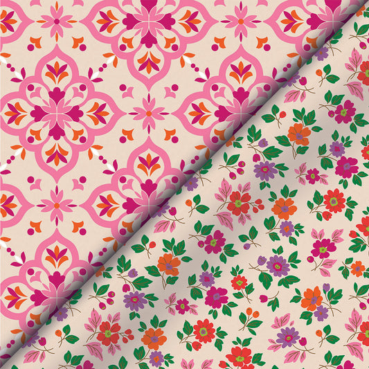 Double gaze matelassée double face Oekotex