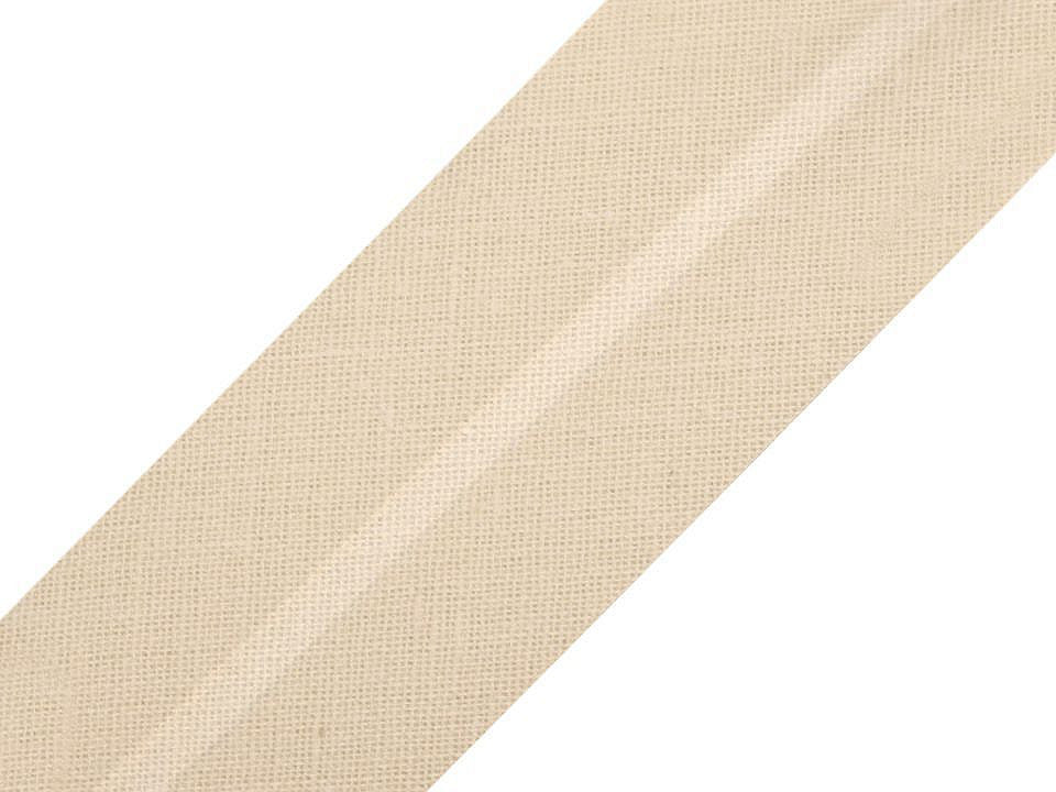 Biais simple en coton,largeur 20 mm - 25m
