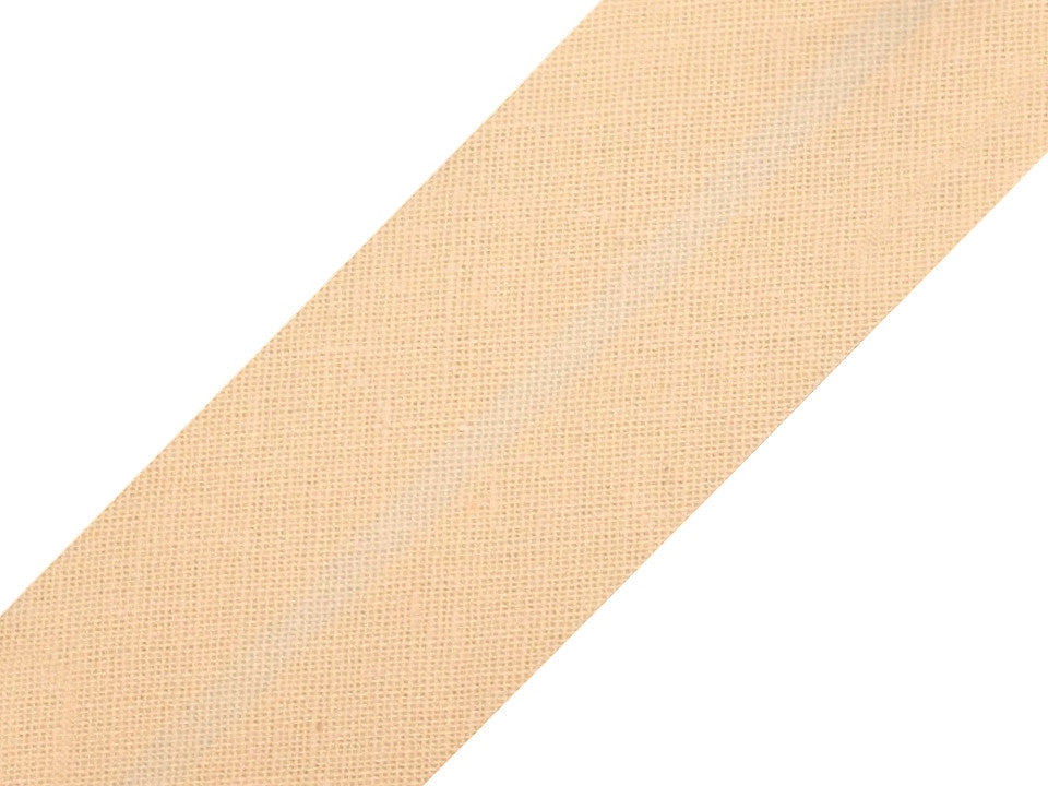 Biais coton uni 30 mm (par rouleau de 25m)
