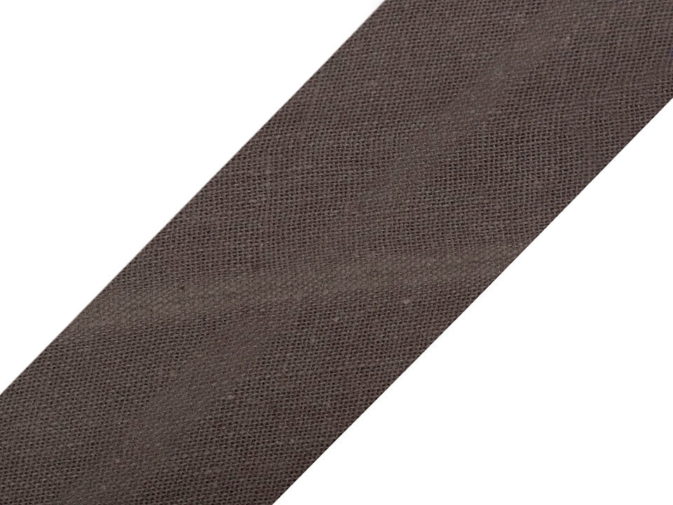 Biais coton uni 30 mm (par rouleau de 25m)