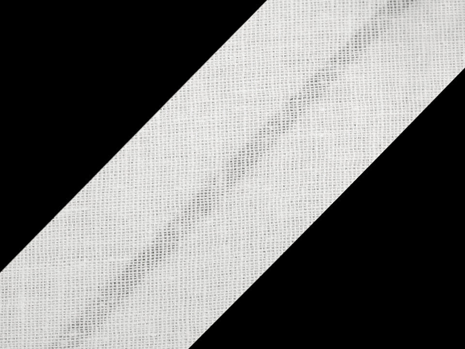 Biais simple en coton, largeur 30 mm