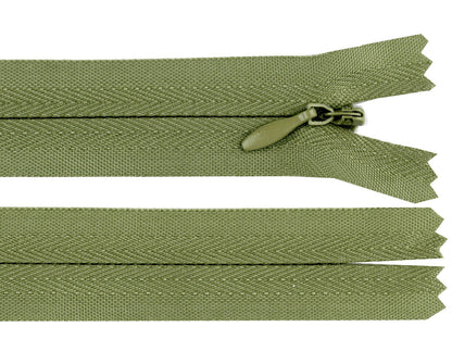Fermeture à glissière invisible No 3, longueur 22 cm