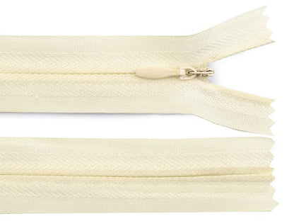 Fermeture à glissière invisible No 3, longueur 25 cm