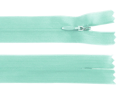 Fermeture à glissière invisible en nylon No 3, longueur 50 cm, Dederon