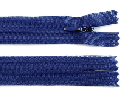 Fermeture à glissière invisible en nylon No 3, longueur 50 cm, Dederon