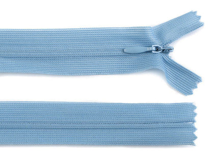 Fermeture à glissière invisible en nylon No 3, longueur 50 cm, Dederon