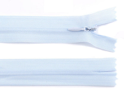 Fermeture à glissière invisible en nylon No 3, longueur 50 cm, Dederon