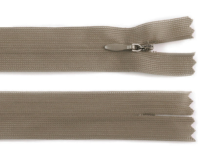 Fermeture à glissière invisible en nylon No 3, longueur 50 cm, Dederon