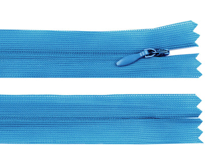 Fermeture à glissière invisible en nylon No 3, longueur 35 cm, Dederon