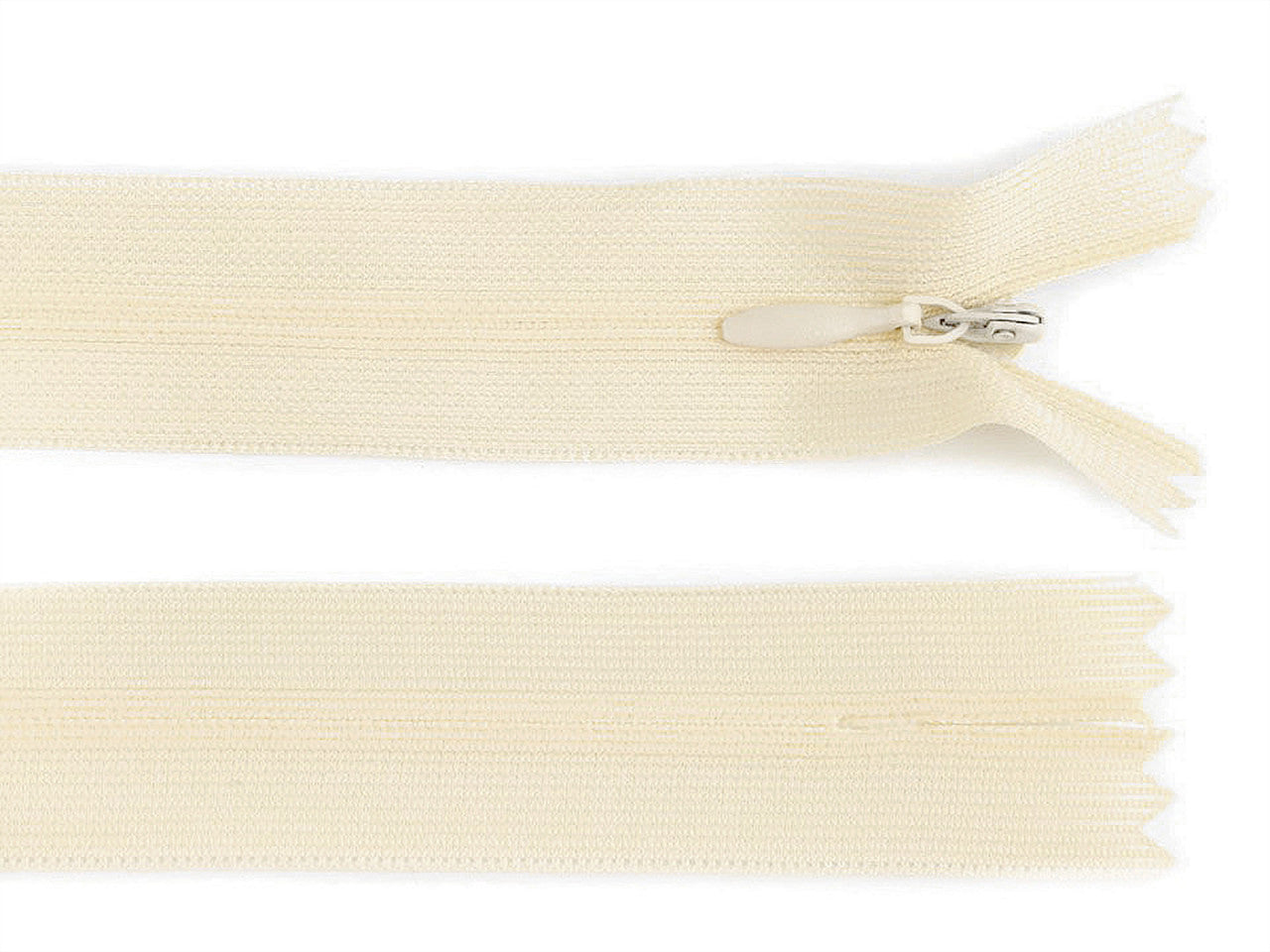 Fermeture à glissière invisible en nylon No 3, longueur 35 cm, Dederon