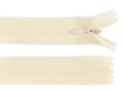 Fermeture à glissière invisible en nylon No 3, longueur 35 cm, Dederon