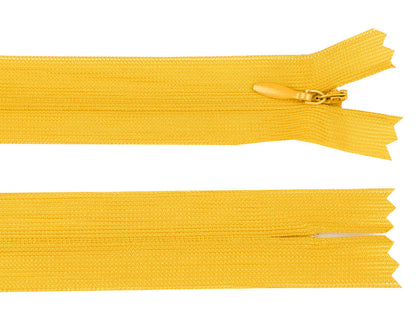 Fermeture à glissière invisible en nylon No 3, longueur 35 cm, Dederon