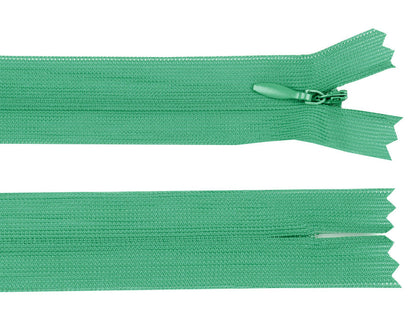 Fermeture à glissière invisible en nylon No 3, longueur 35 cm, Dederon