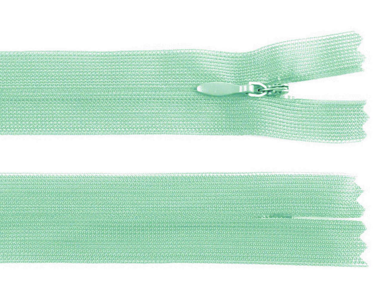 Fermeture à glissière invisible en nylon No 3, longueur 35 cm, Dederon