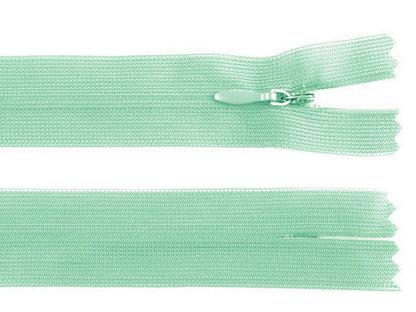 Fermeture à glissière invisible en nylon No 3, longueur 35 cm, Dederon